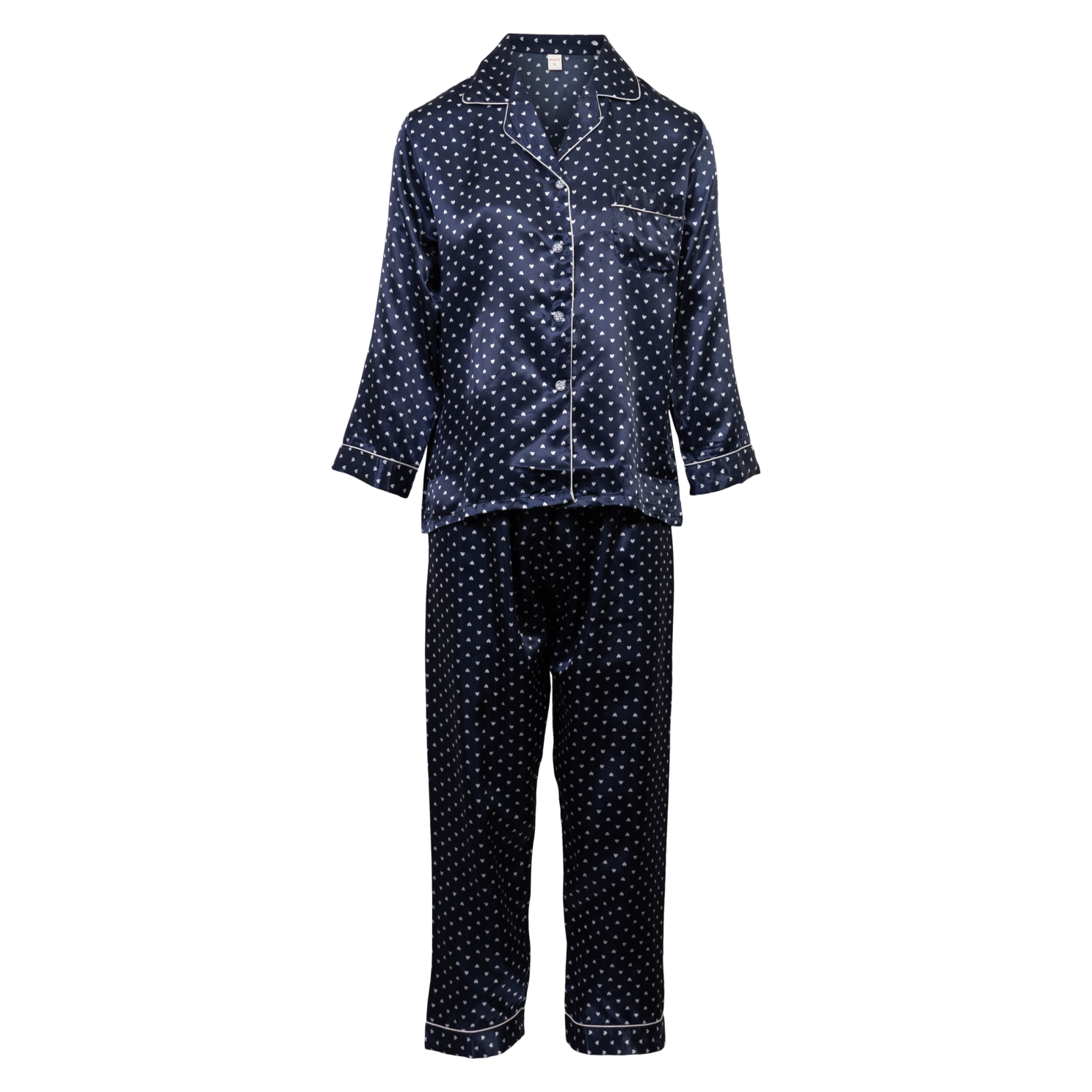 Dame Nattøjssæt - Navy - 3XL