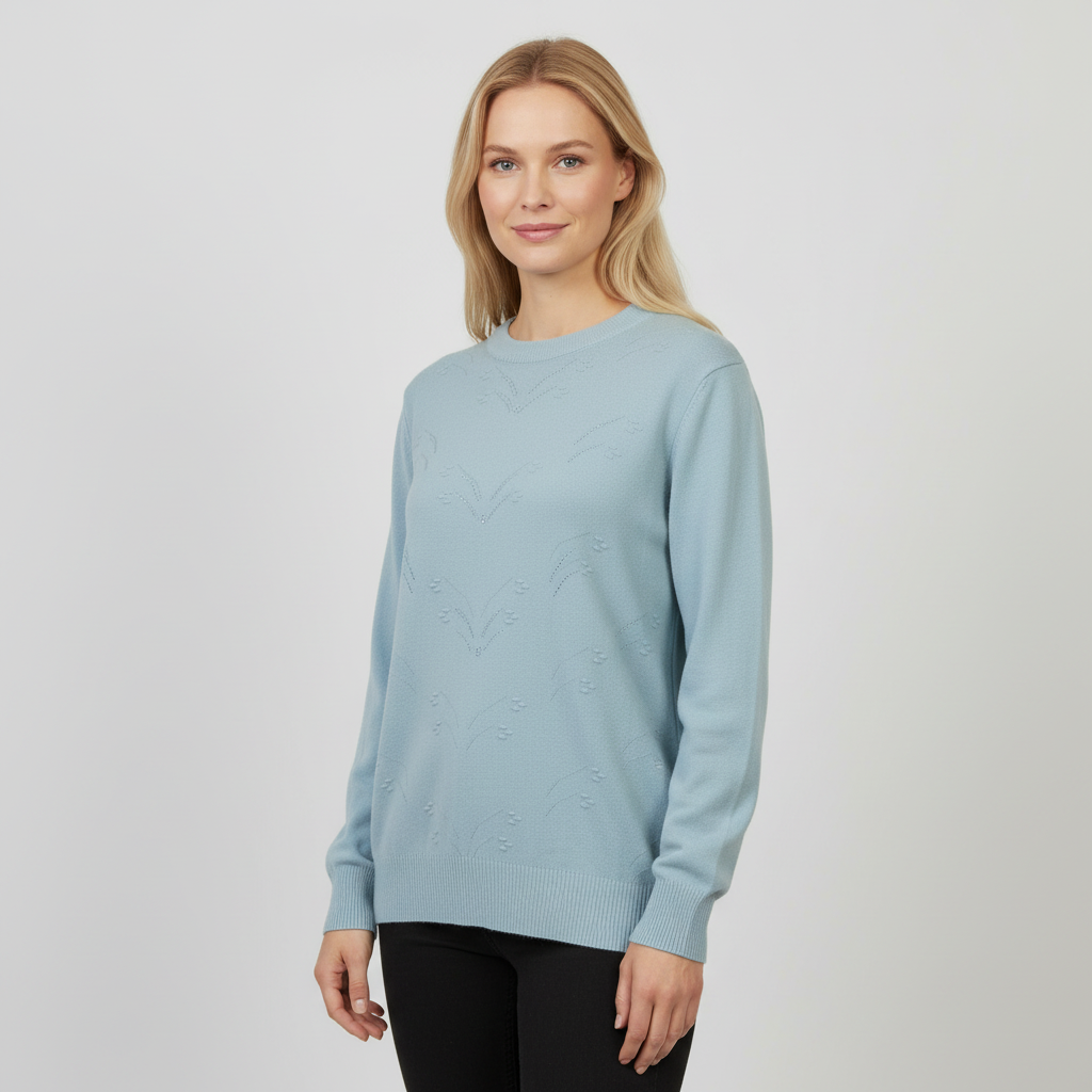 Etoile Dame Striktrøje - MINT - XL/2XL