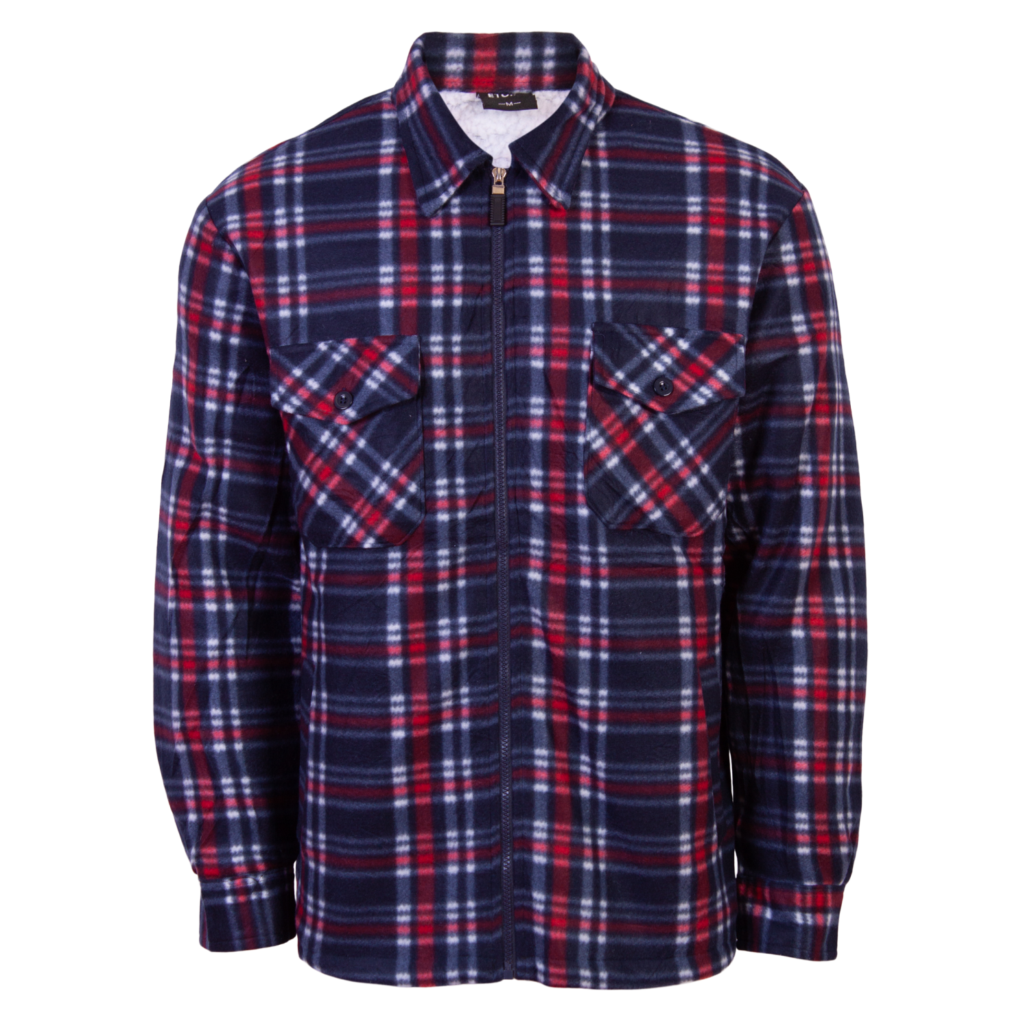 Etoile Herre Skjorte m. for - Farve 9 Rød/navy - 2XL