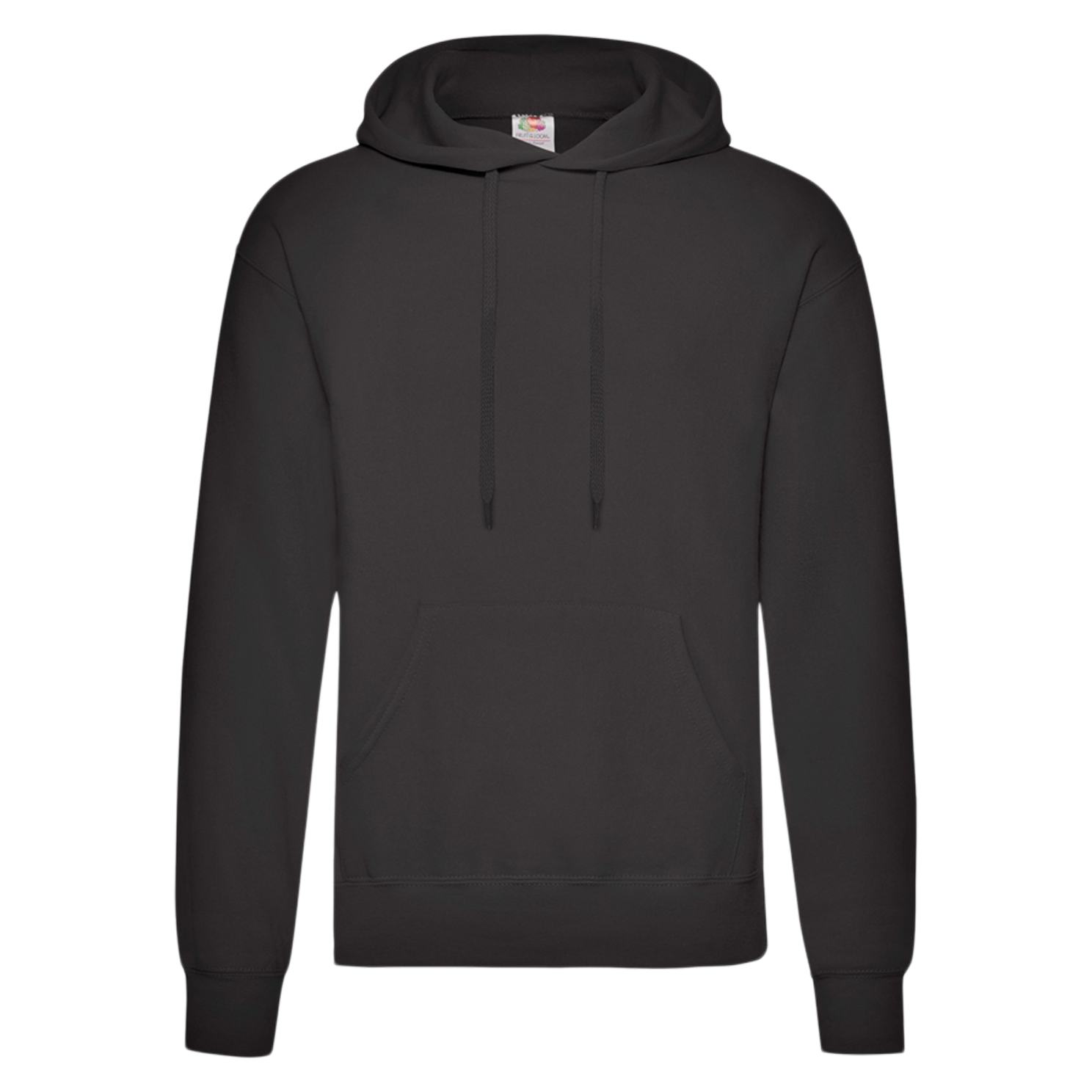 Fruit of the Loom Unisex Hættetrøje - Sort - 3XL