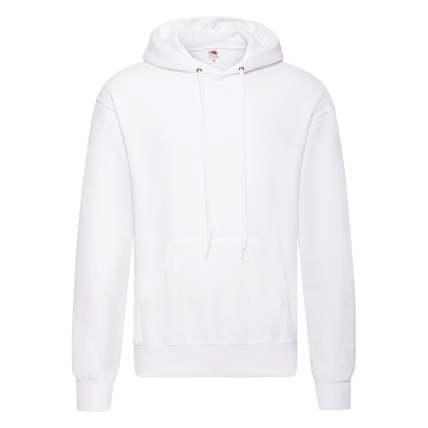 Fruit of the Loom Unisex Hættetrøje - White - 2XL