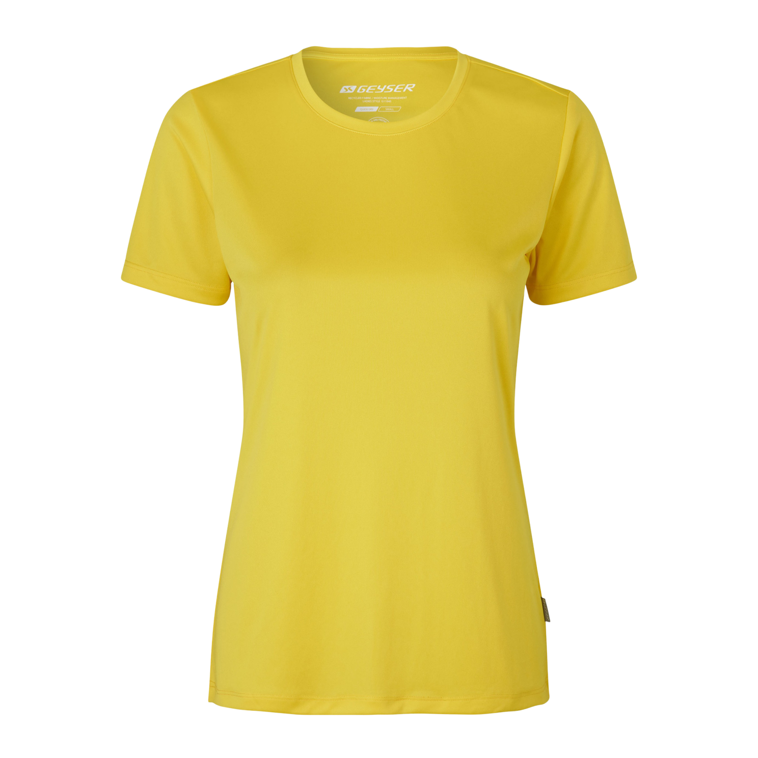 GEYSER by ID Dame Trænings t-shirt - Gul - 3XL