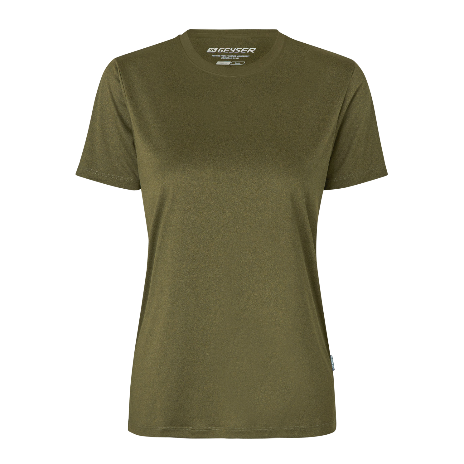 GEYSER by ID Dame Trænings t-shirt - Oliven - 4XL