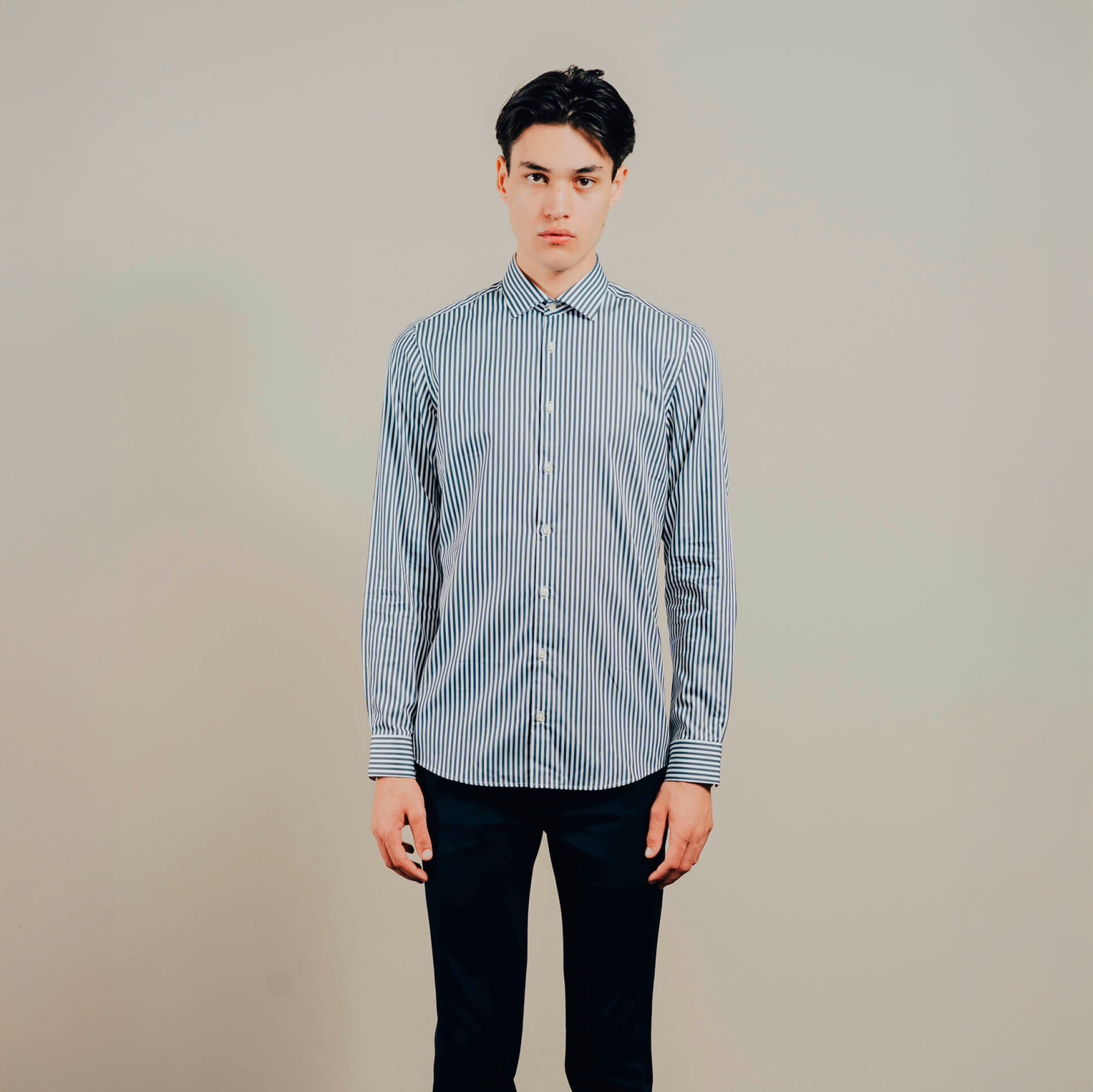 Gnious Curtis Herre Skjorte - Insignia blue - XL