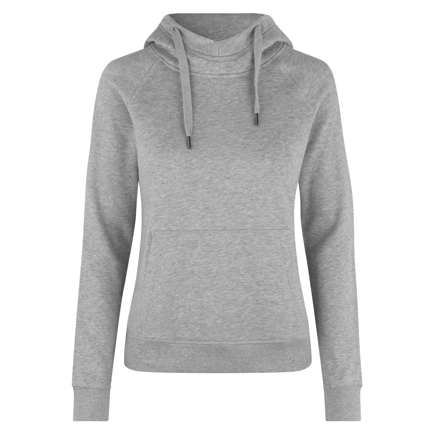 ID Core Dame Hættetrøje - Grå Melange - 2XL