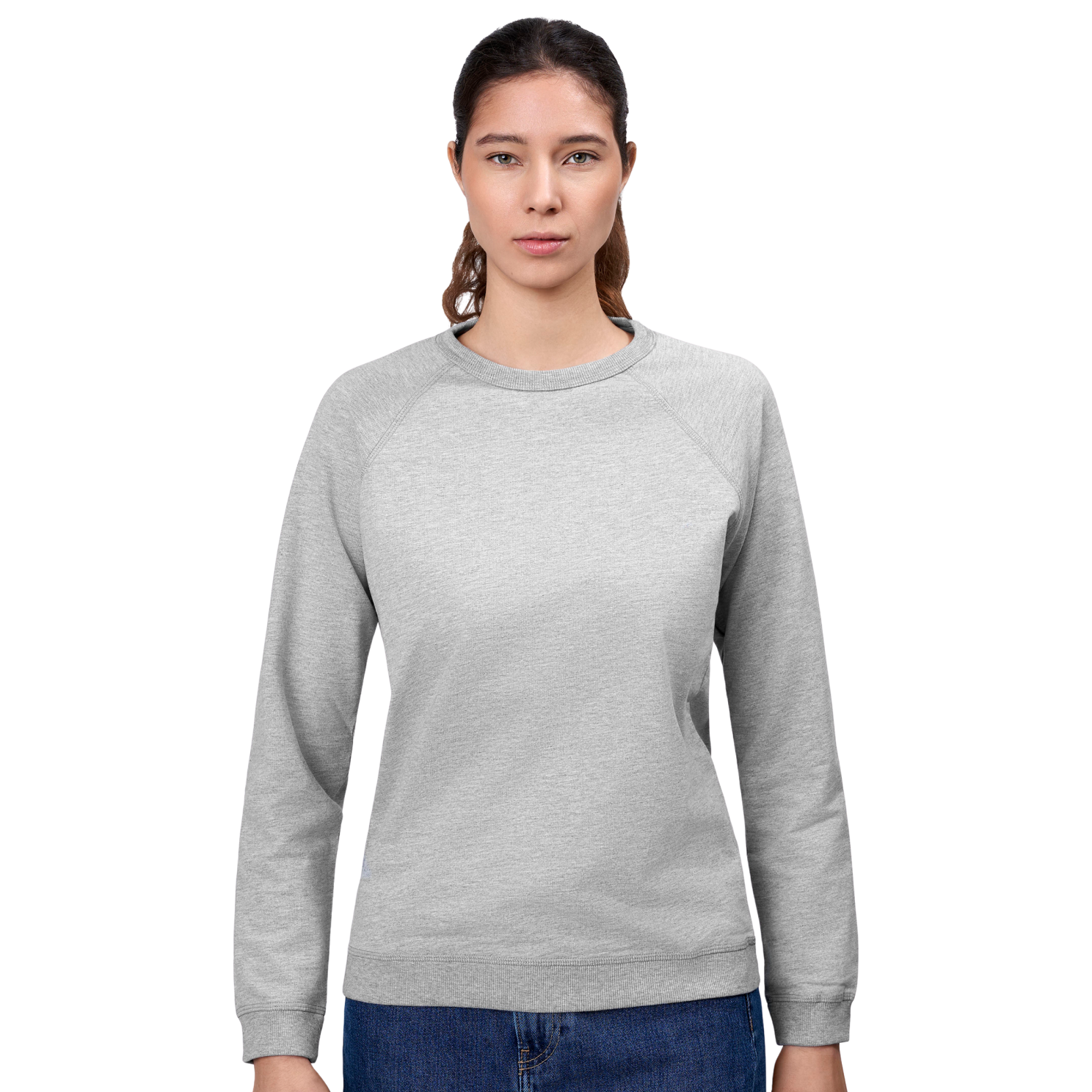 ID Core Dame Sweatshirt - Grå Melange - XL