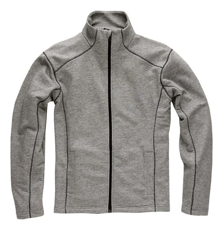ID Herre Cardigan - Grå Melange - 2XL