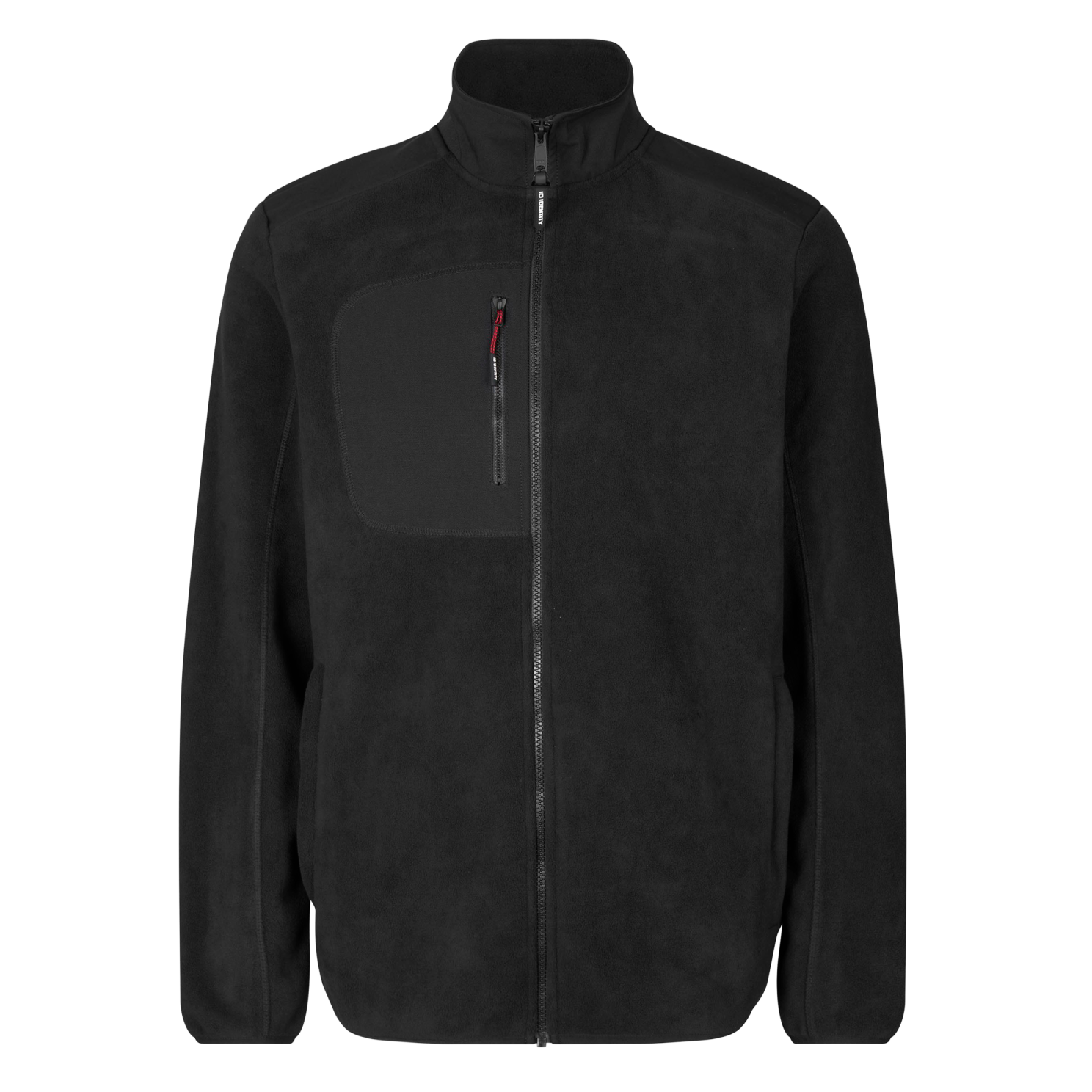 ID Herre Fleecejakke - Sort - 4XL