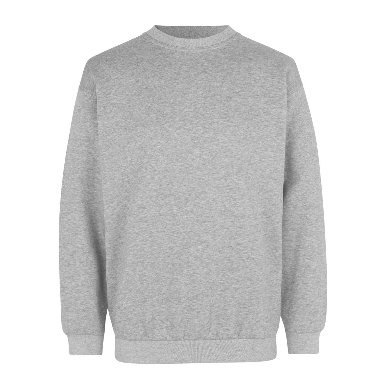 ID Herre Sweatshirt - Grå Melange - 4XL