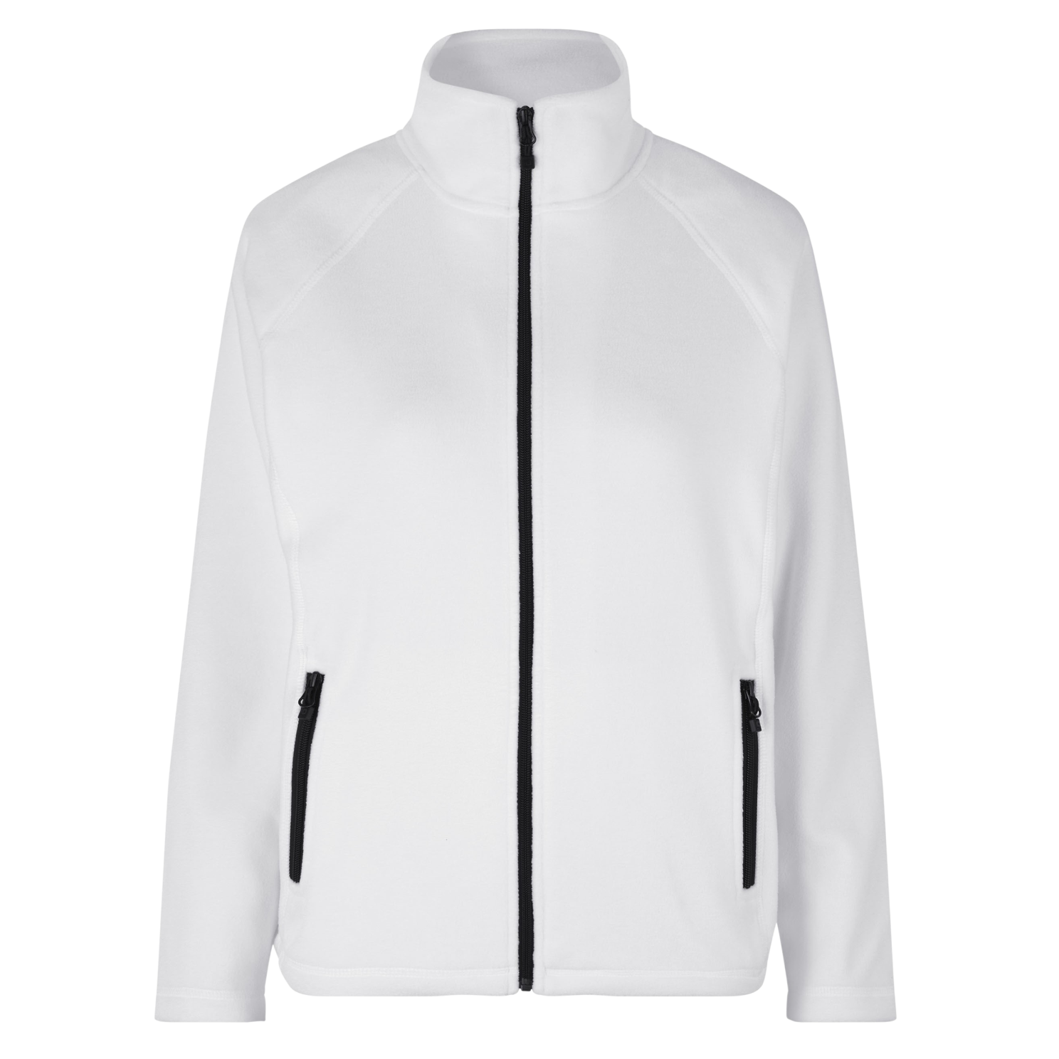 ID Microfleece Dame Fleecejakke - White - 3XL