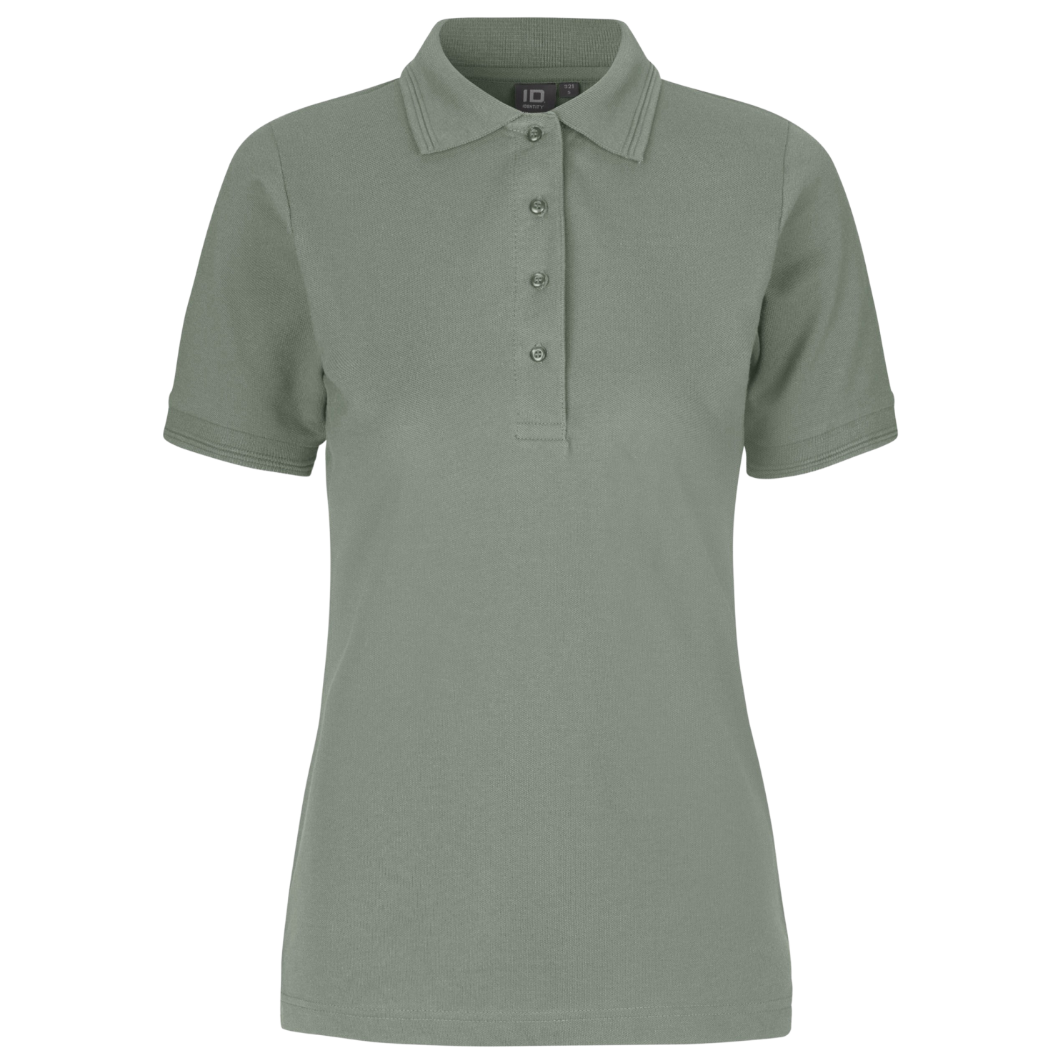 ID Pro Wear Dame Polo - Støvet Grøn - 4XL