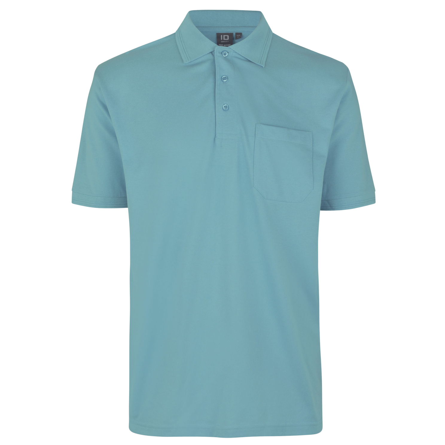 ID Pro Wear Herre Polo - Støvet Aqua - 5XL