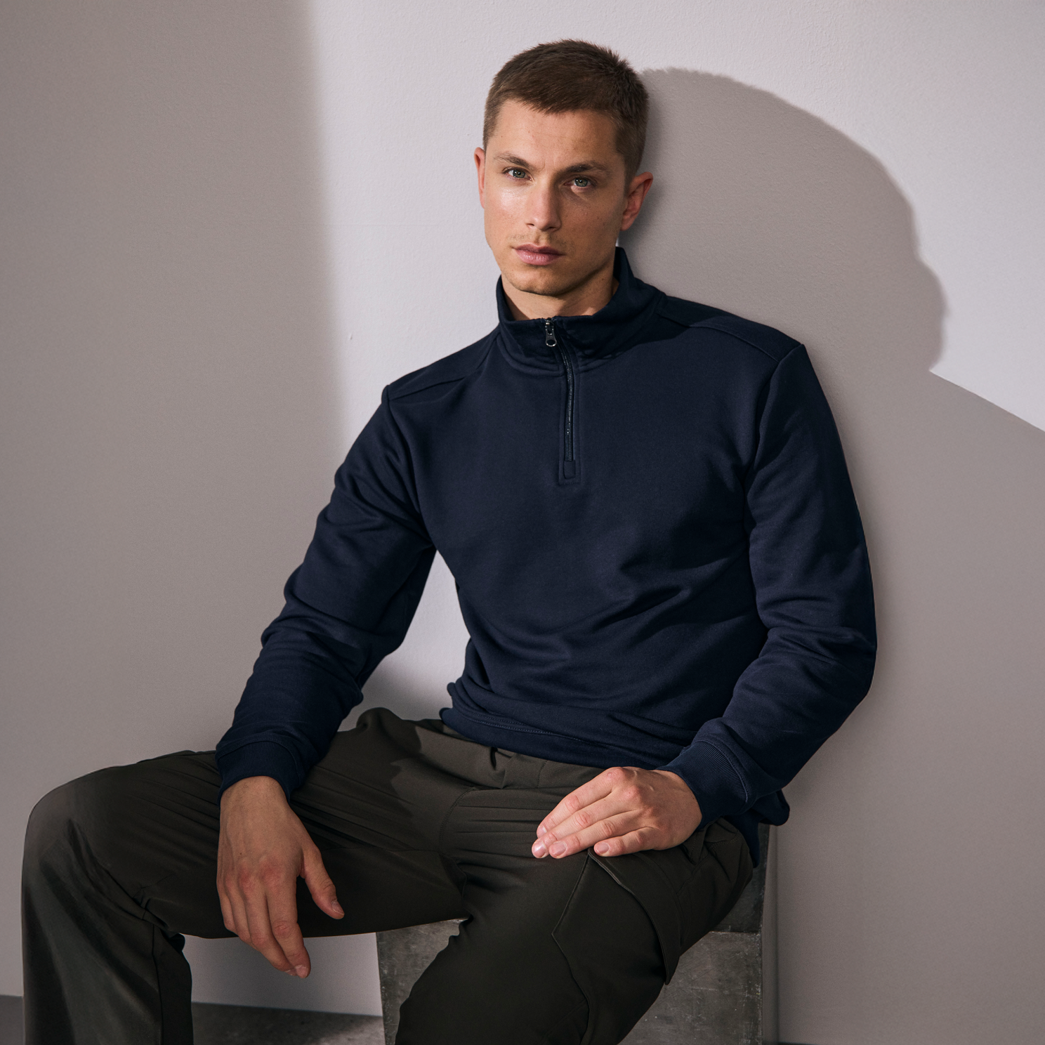 ID Pro Wear Herre Sweatshirt - Navy - 4XL