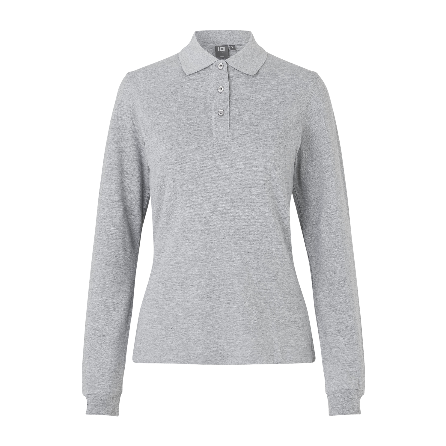 ID Stretch Dame Polo - Grå Melange - 3XL