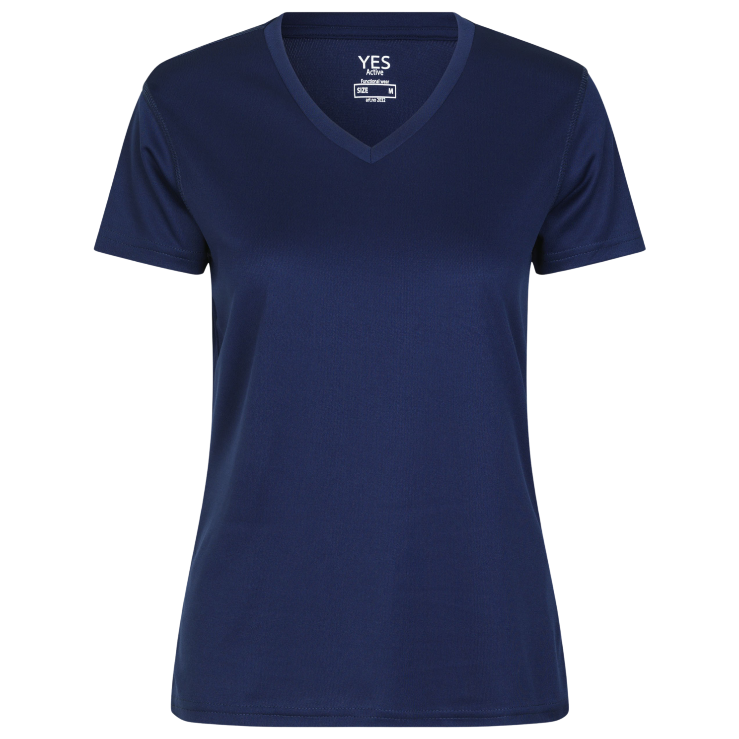 ID YES Active Dame Trænings t-shirt - Mørk Kongeblå - 2XL