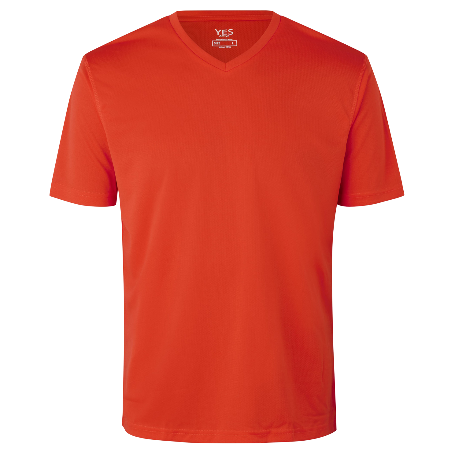 ID Yes Active Herre Trænings t-shirt - Orange - 3XL
