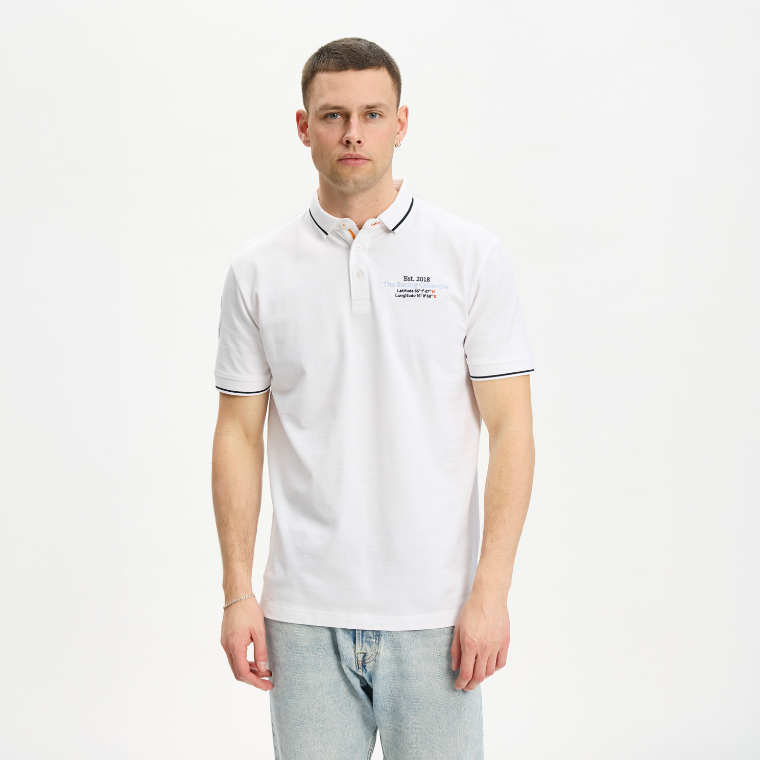 Kopenhaken Hullehavn Herre Polo - BRIGHT WHITE - XL