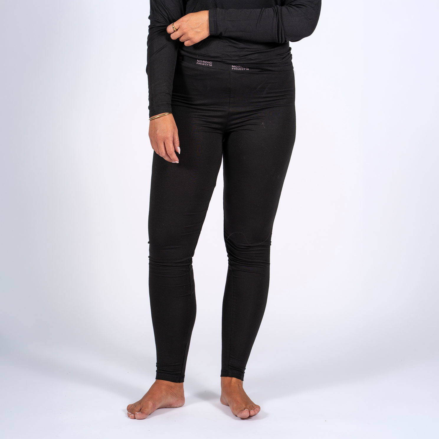 Kopenhaken Penelope Dame Skiundertøj i bambus - Black - XL