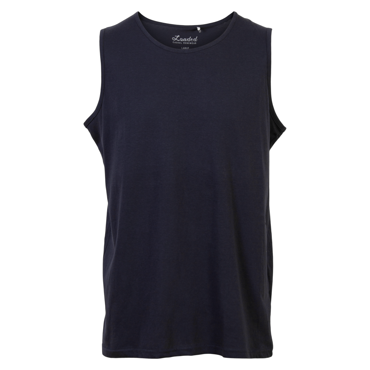 Loaded Belfast Herre Tanktop - Navy - XL