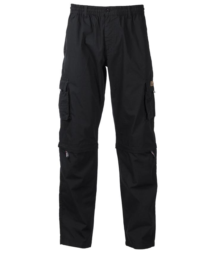 Loaded Joss Herre Outdoorbukser m. zip-off - Black - XL