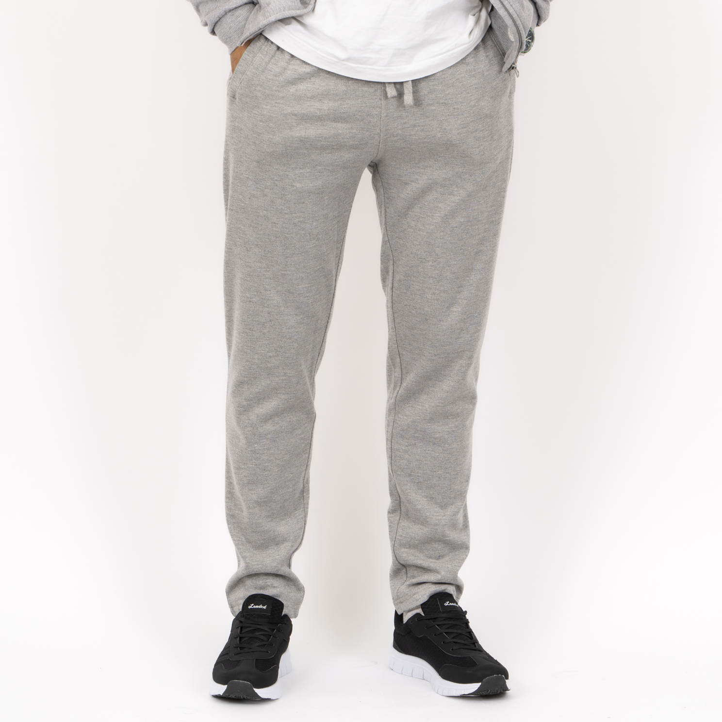 Loaded Nevada Herre Sweatpants - Light Grey Melange - 6XL