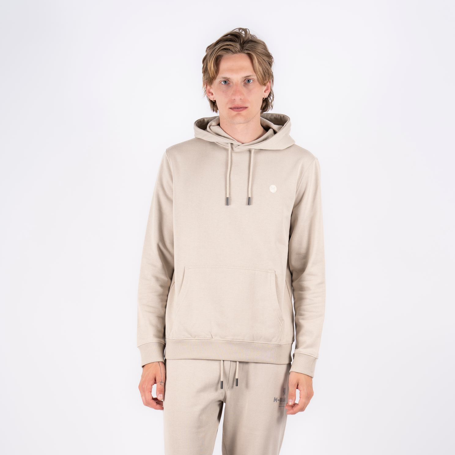 Marcus Colin Herre Hættetrøje - Bubbly beige - 2XL