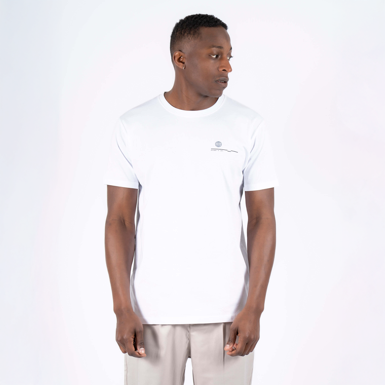 Marcus Irvine Herre T-shirt - Bright White - 2XL