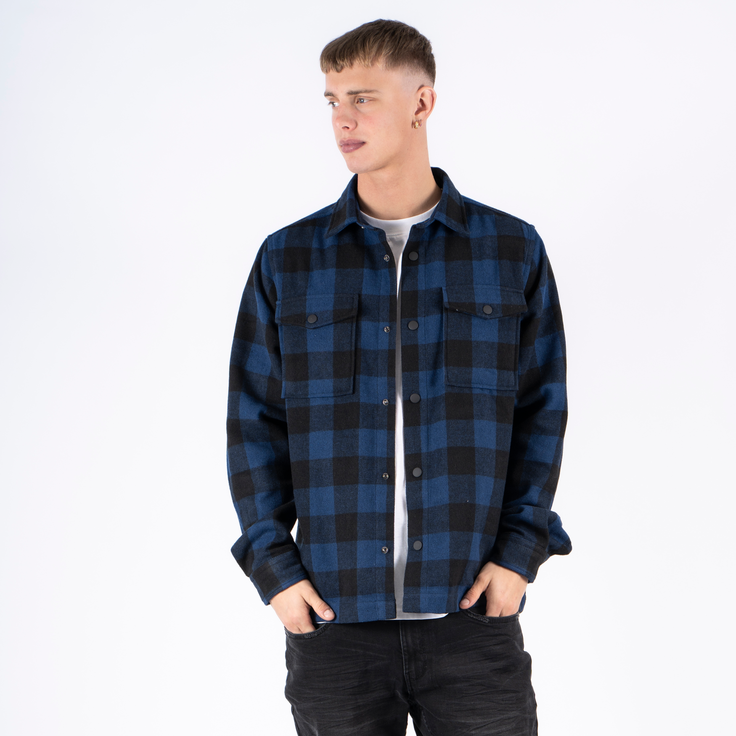 Marcus Jai Herre Overshirt - Indigo mood - XL