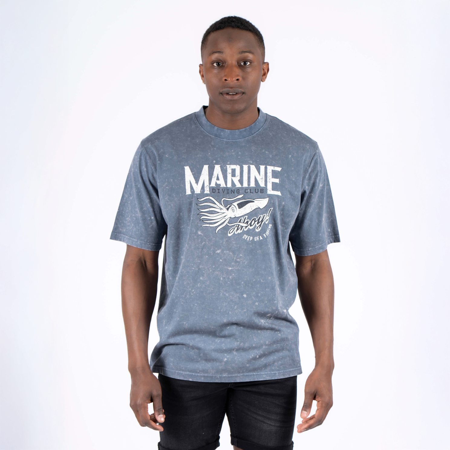 Marcus Kelly Herre T-shirt - China Blue - XL
