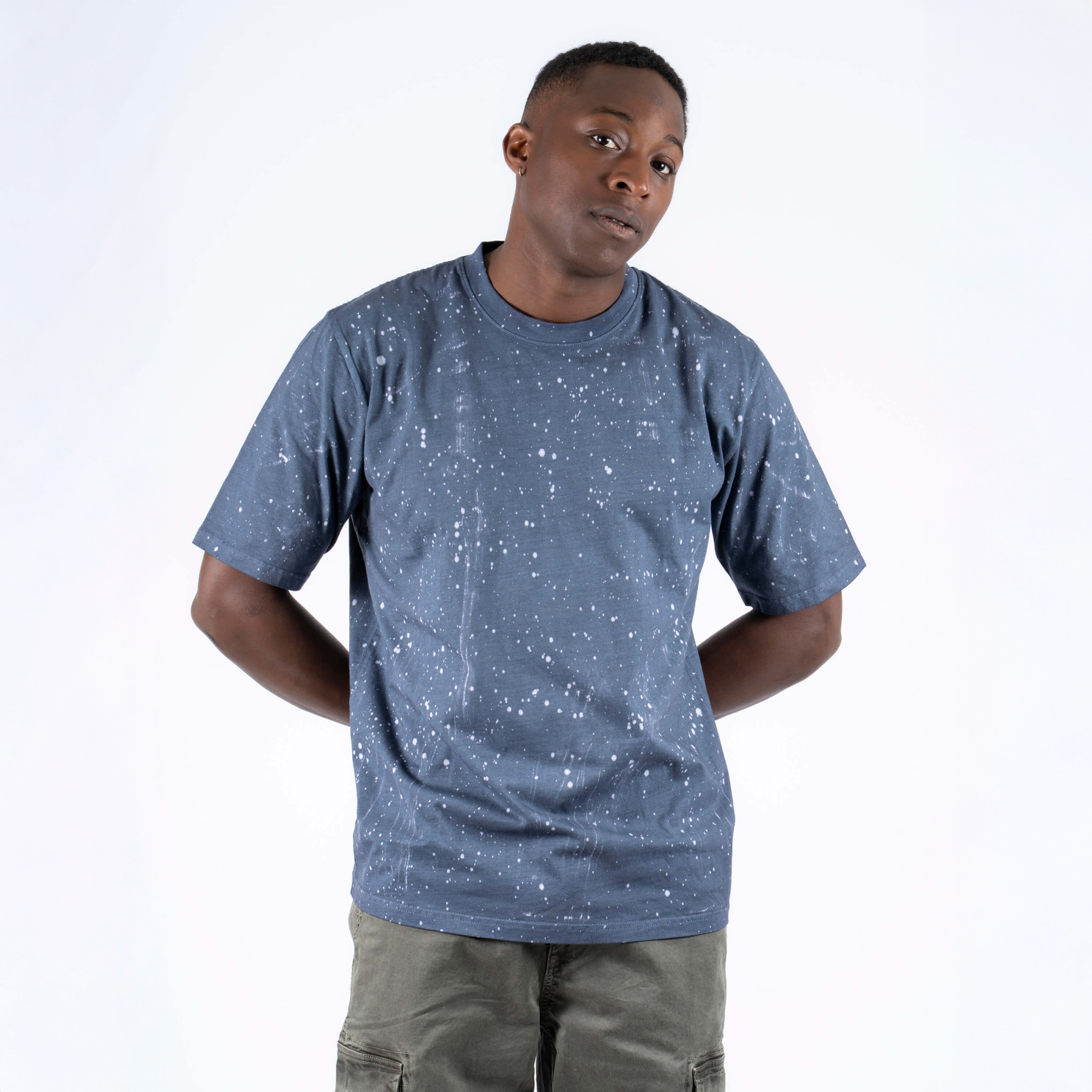 Marcus Killian Herre T-shirt - China Blue - 2XL