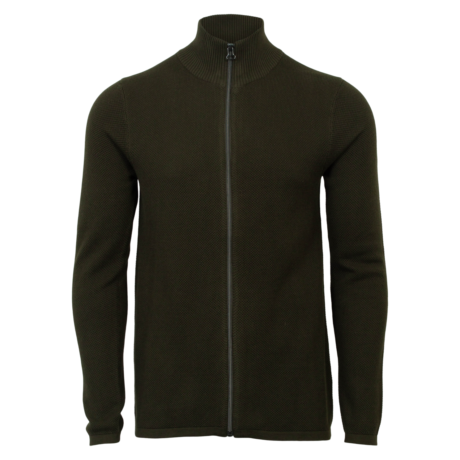 Marcus Langdon Herre Striktrøje - Olive Green Mix - XL