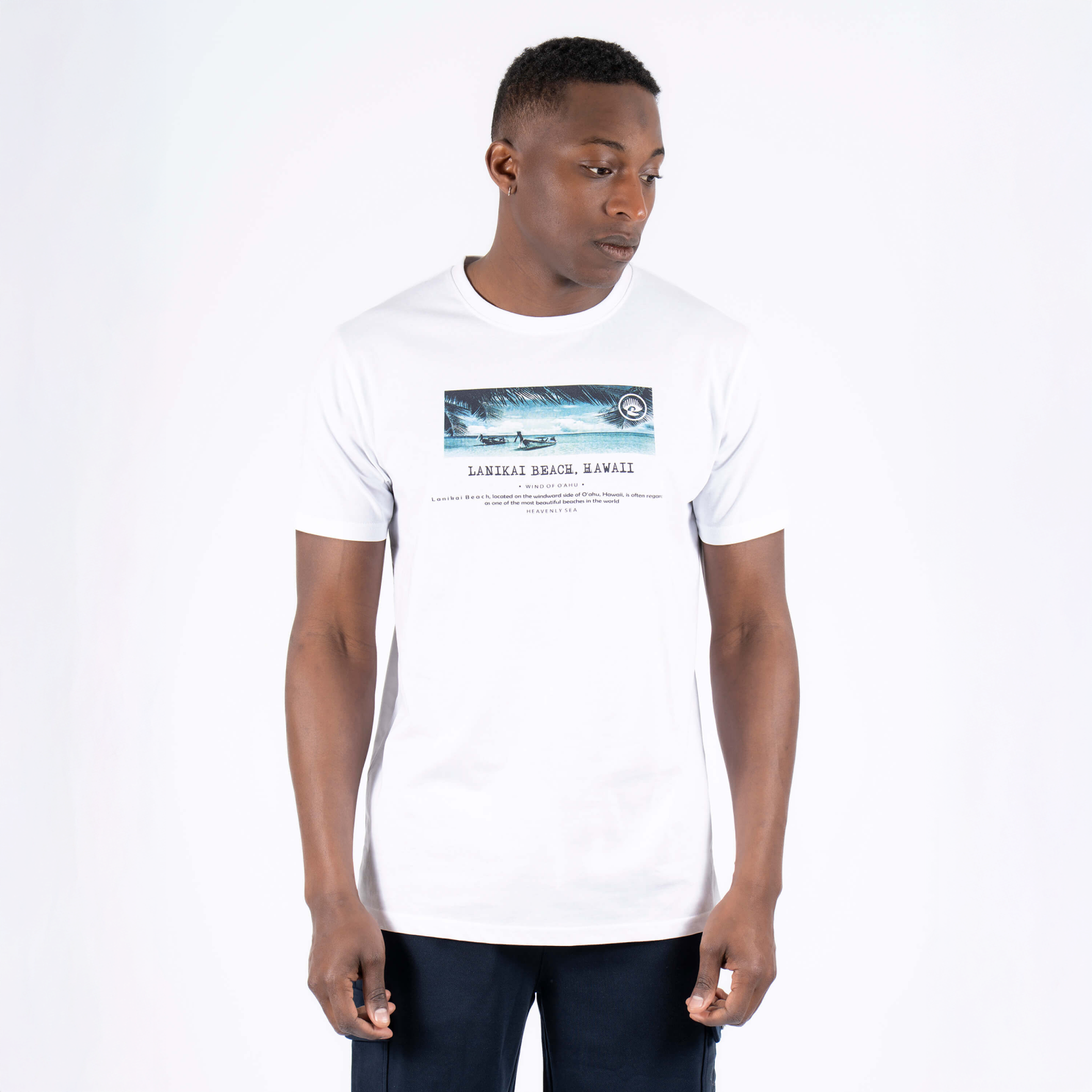 Marcus Towson Herre T-shirt - Bright White - XL