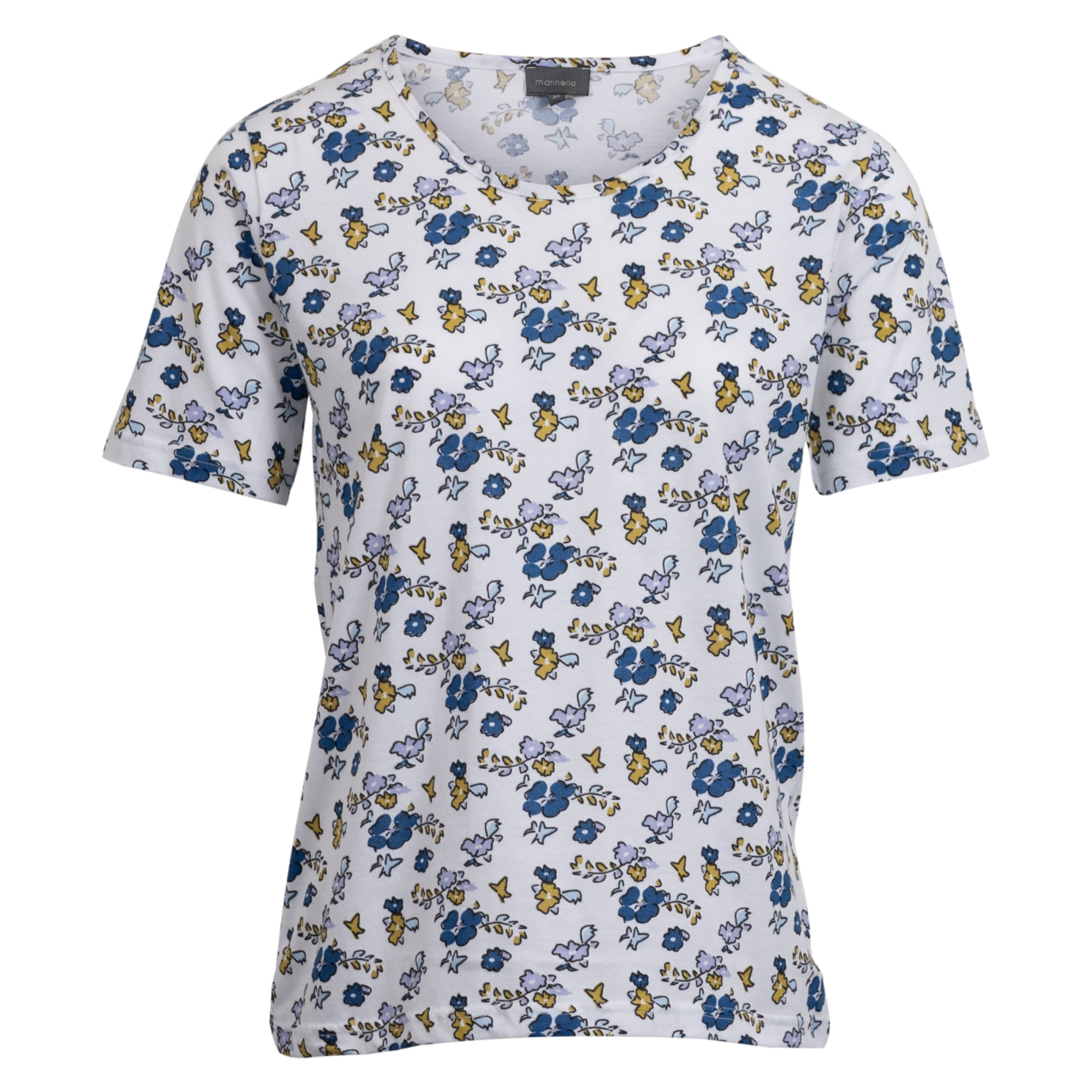 Marinello Dame T-shirt - 58 BLUE Comb - XL