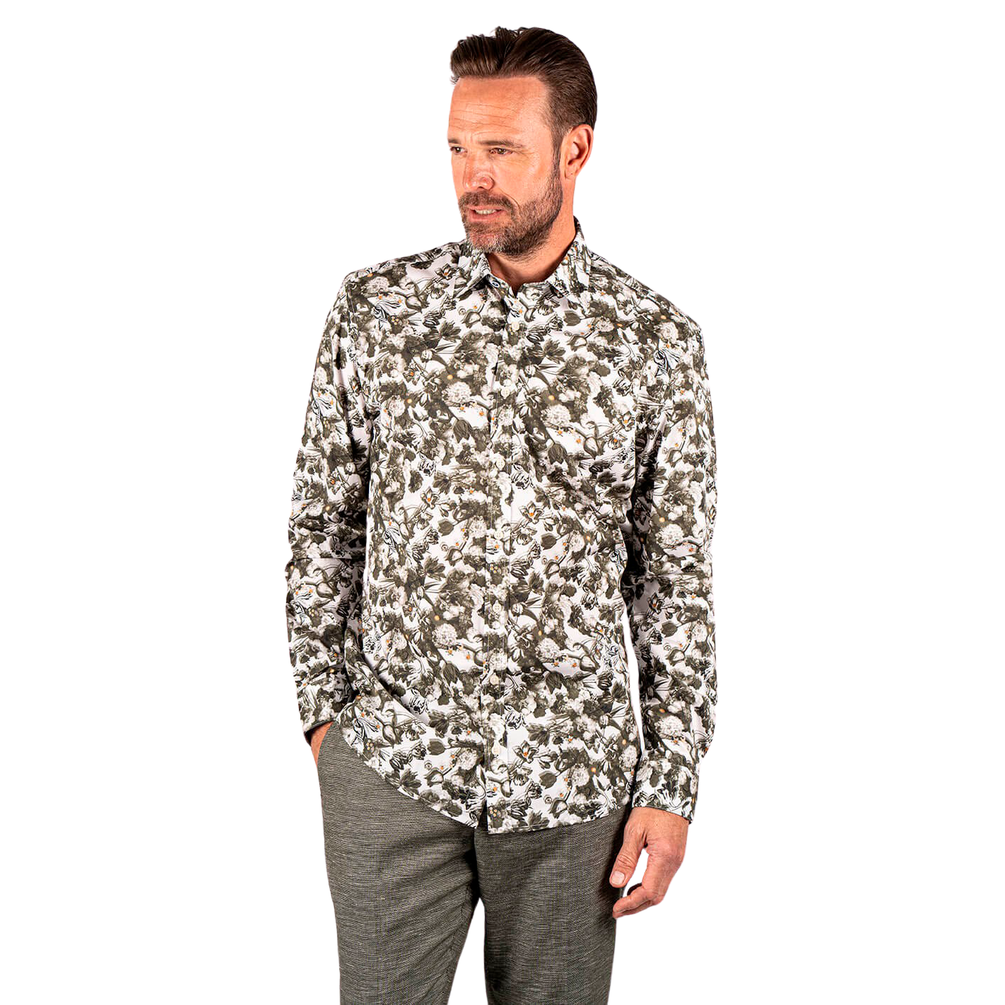 Pre End Ancor Herre Skjorte - Light Army - 2XL