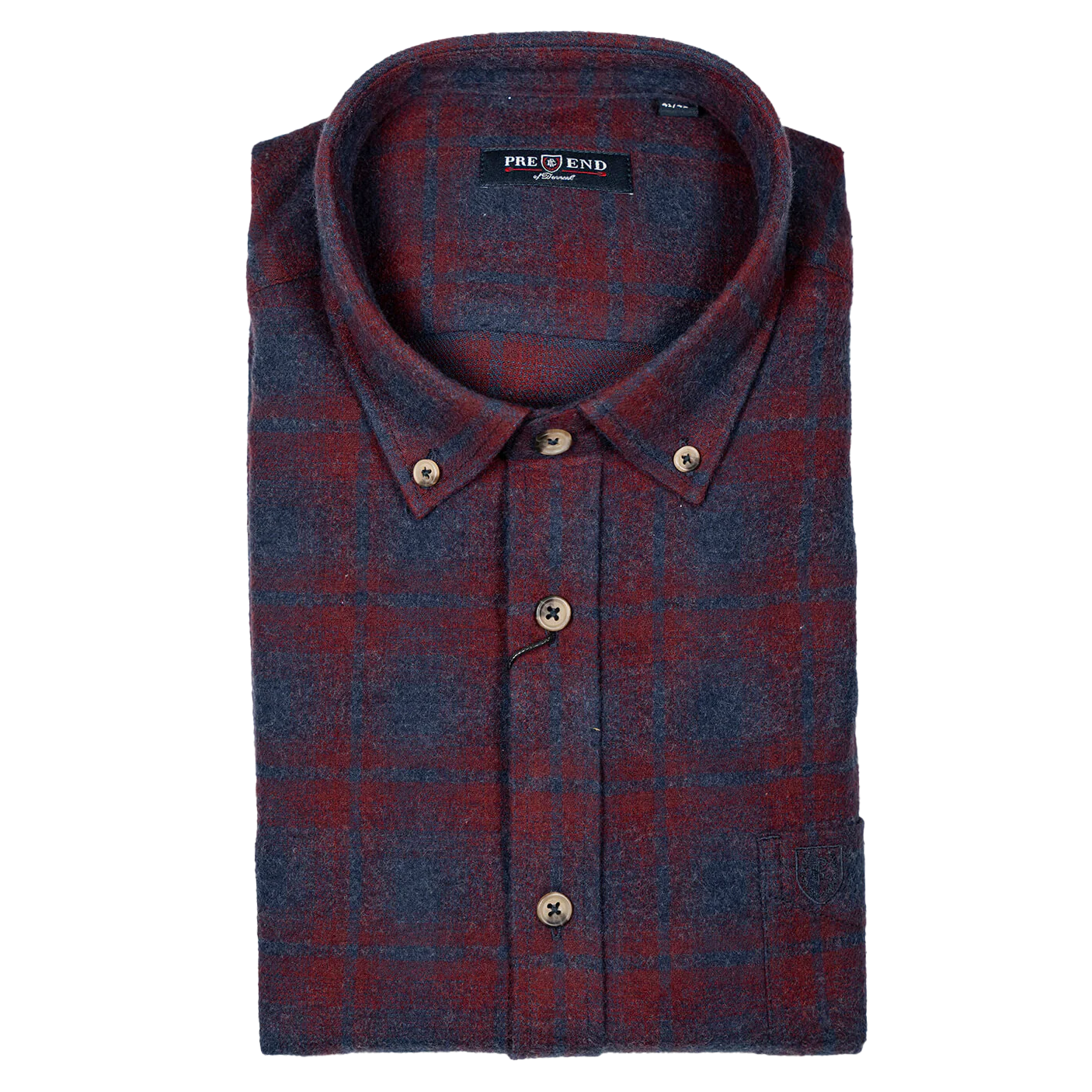 Pre End Farmer Herre Skjorte - Ultra Dark Navy Mix - 3XL-47/48