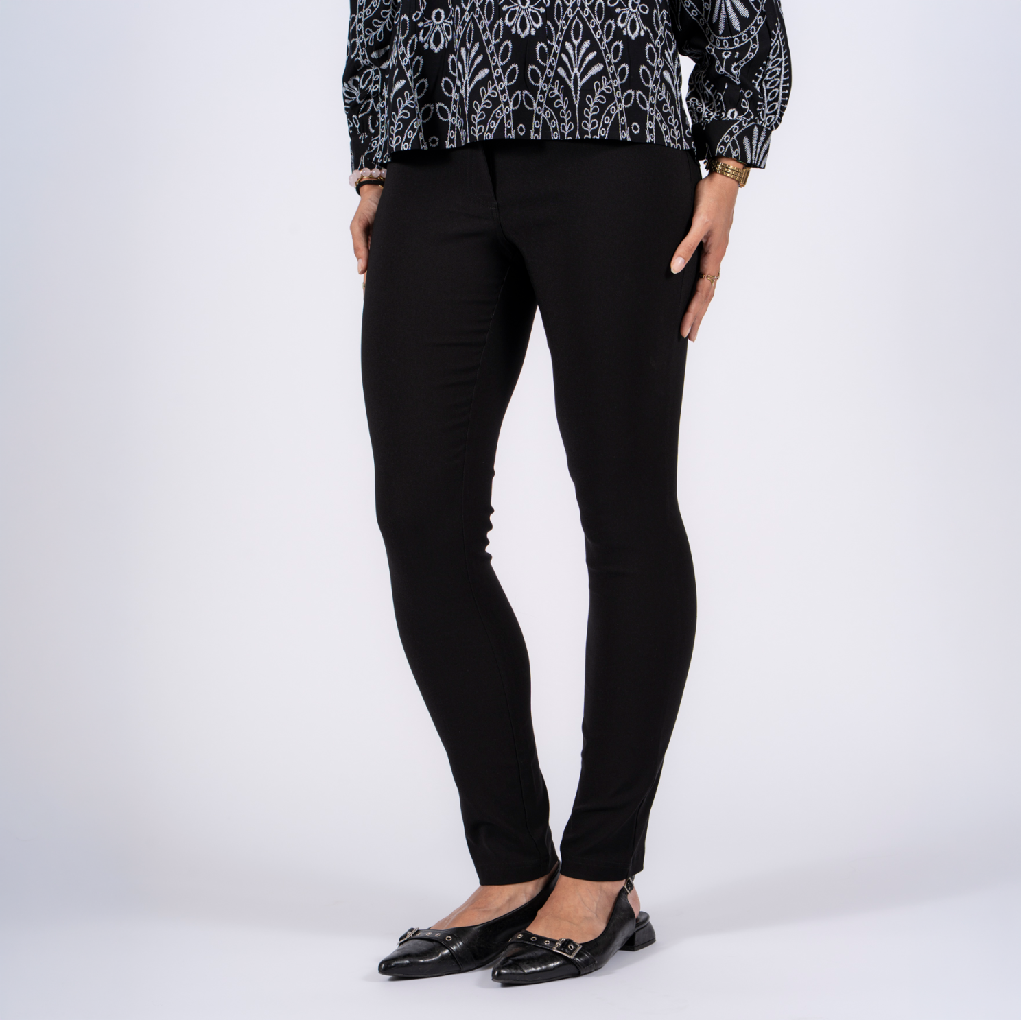 SASIA Bente Dame Bukser - BLACK BEAUTY - XL