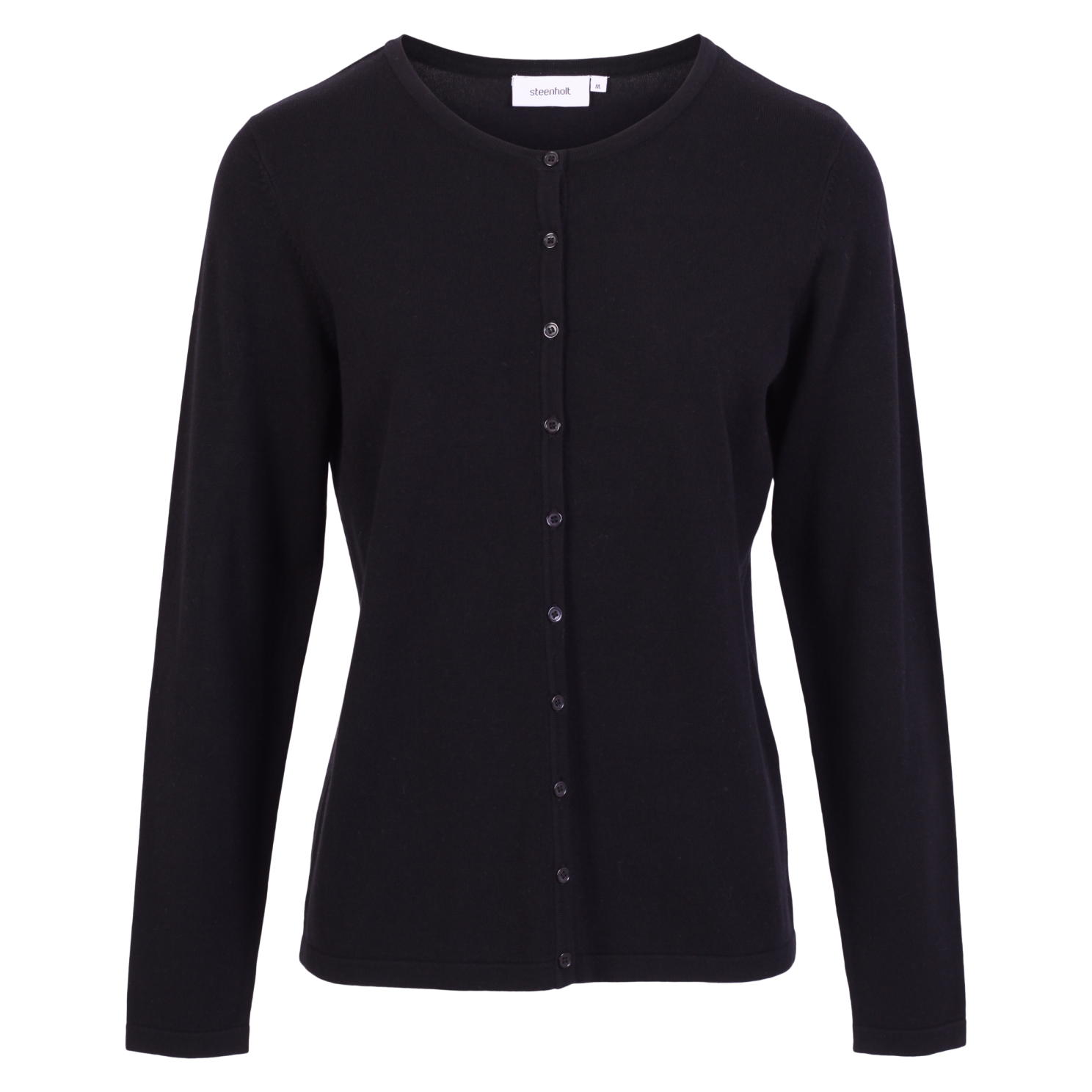 Steenholt Cava Dame Cardigan Plus Size - Black - 46