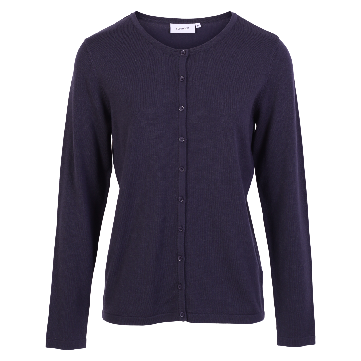 Steenholt Cava Dame Cardigan Plus Size - Navy - 54
