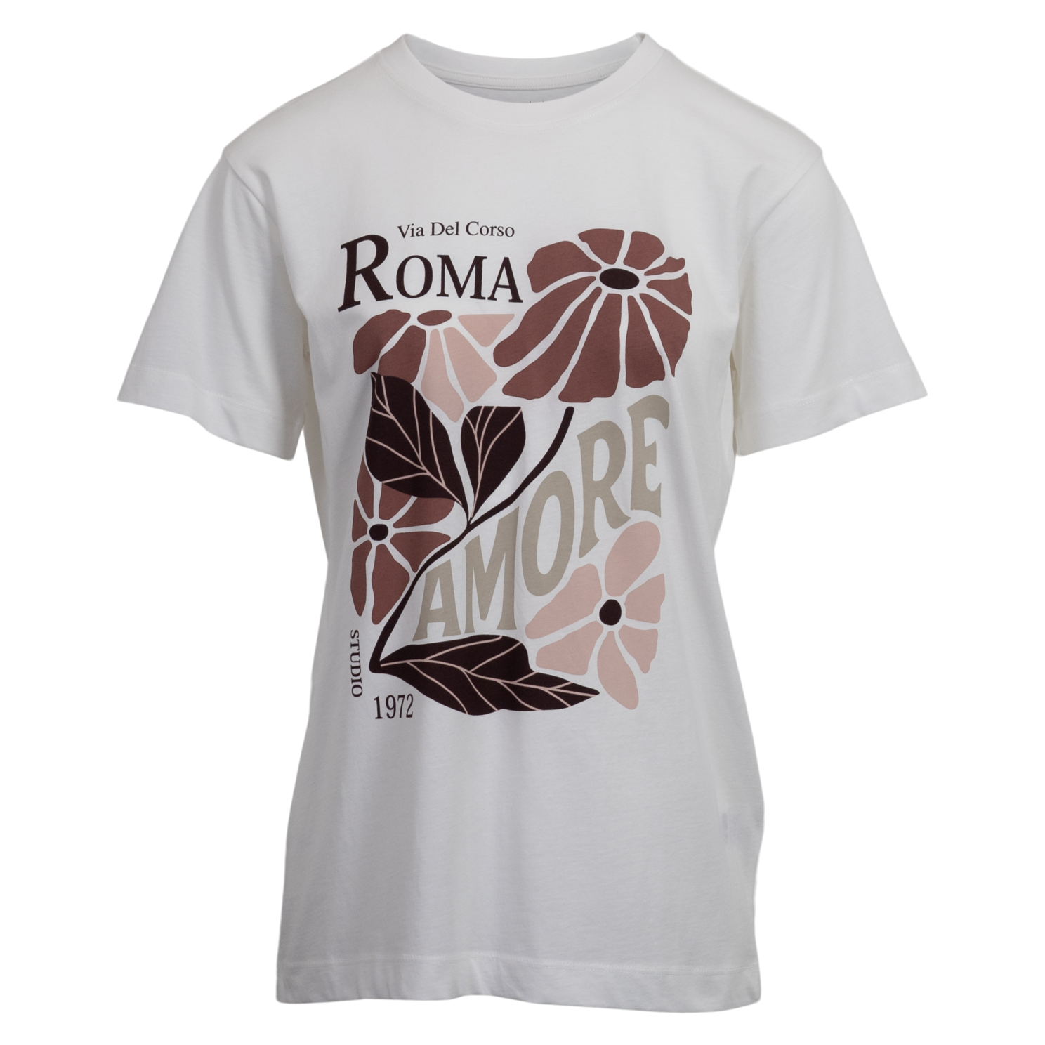 Steenholt Dame T-shirt med print - P1 CLOUD DANCER - XL