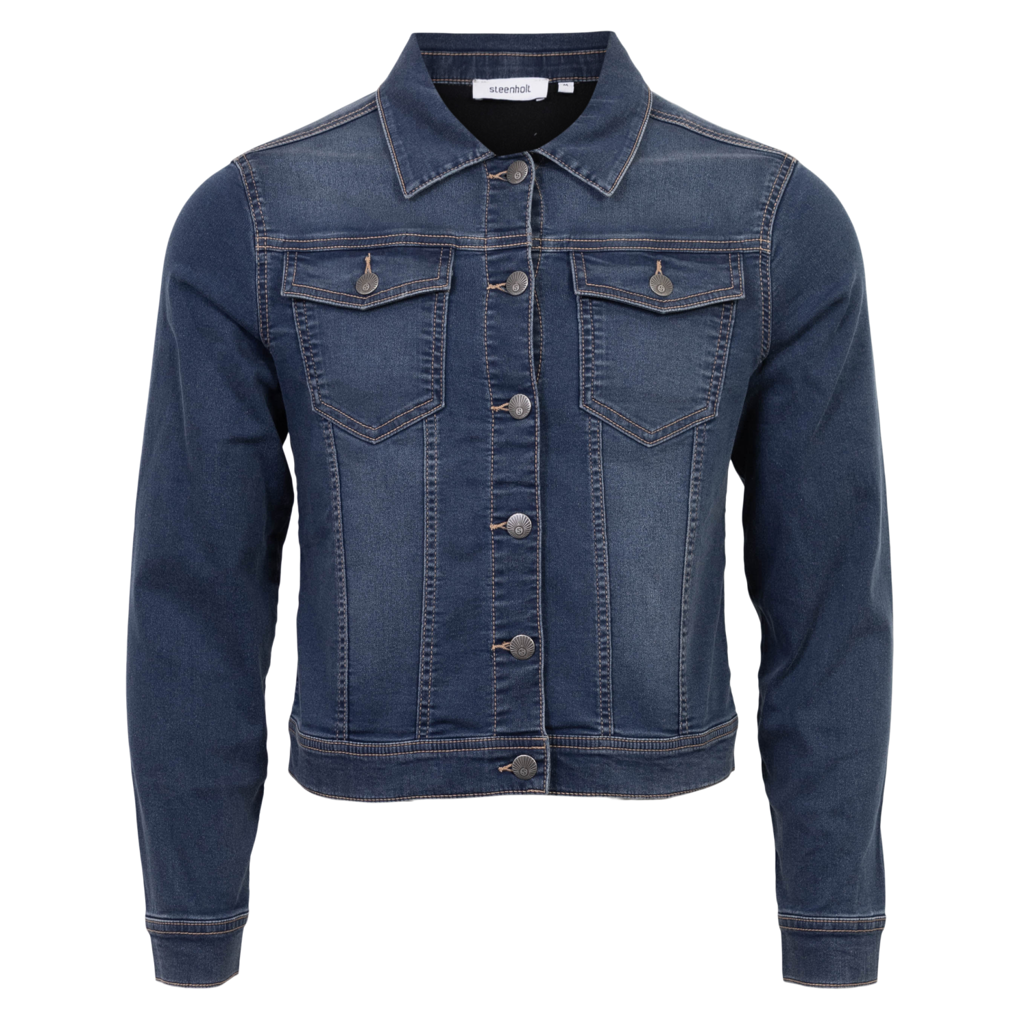 Steenholt Grace Dame Denimjakke - Blue Denim - 2XL