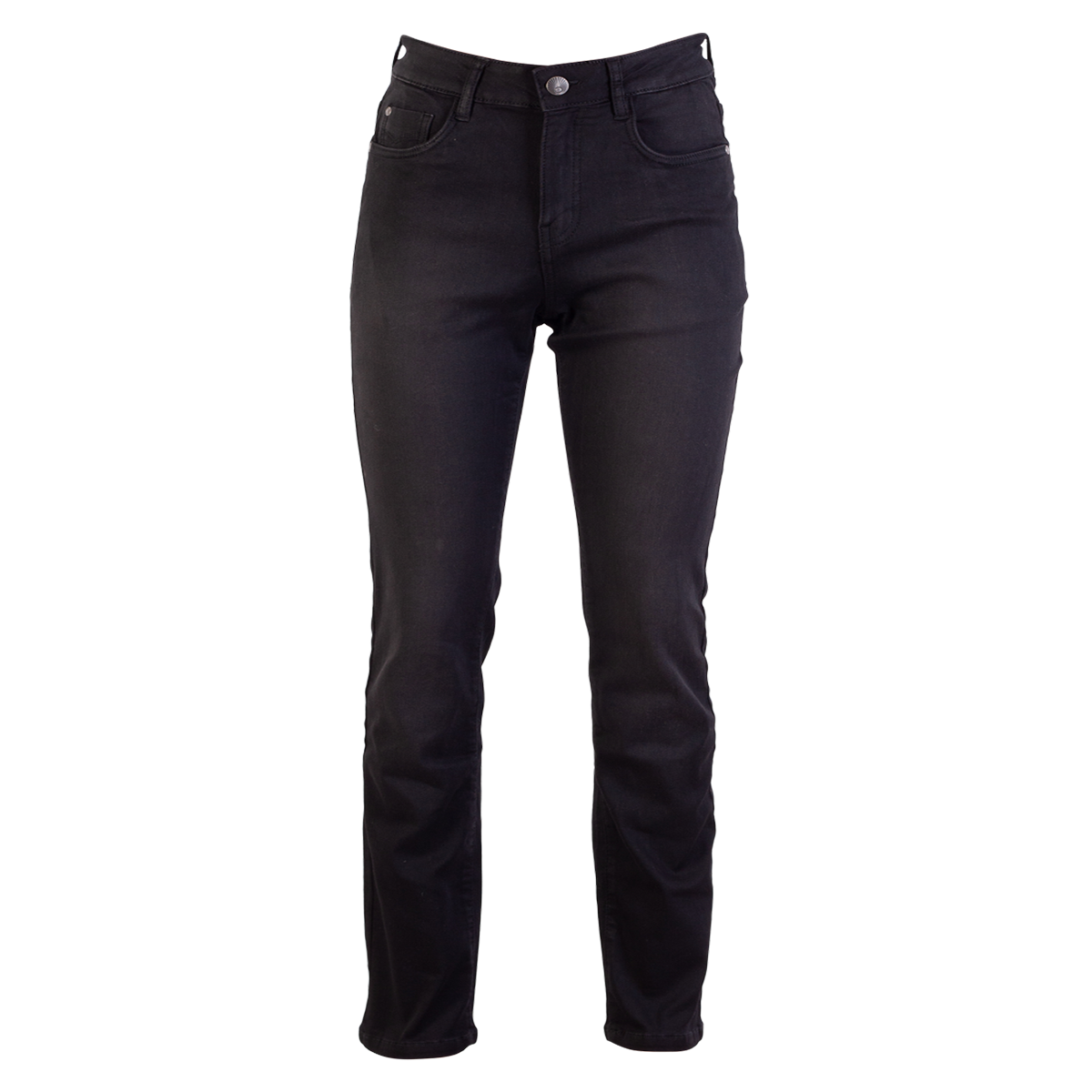 Steenholt Grace Dame Jeans m. stretch Plus Size - Black Denim - 48/32