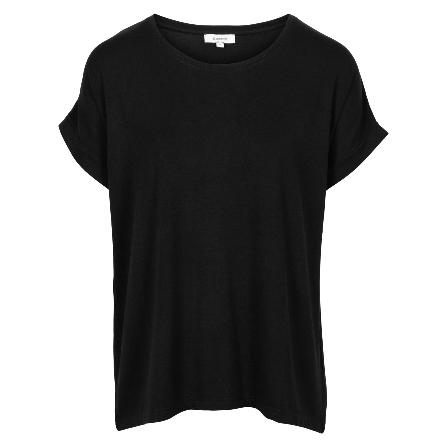 Steenholt Joan Dame T-shirt - Black - 2XL