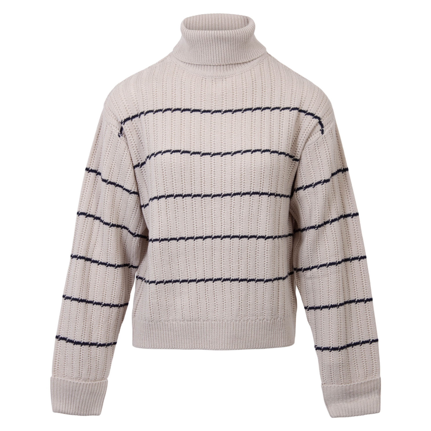 Steenholt Olivia Dame Striktrøje Plus Size - Acient Scroll - 50