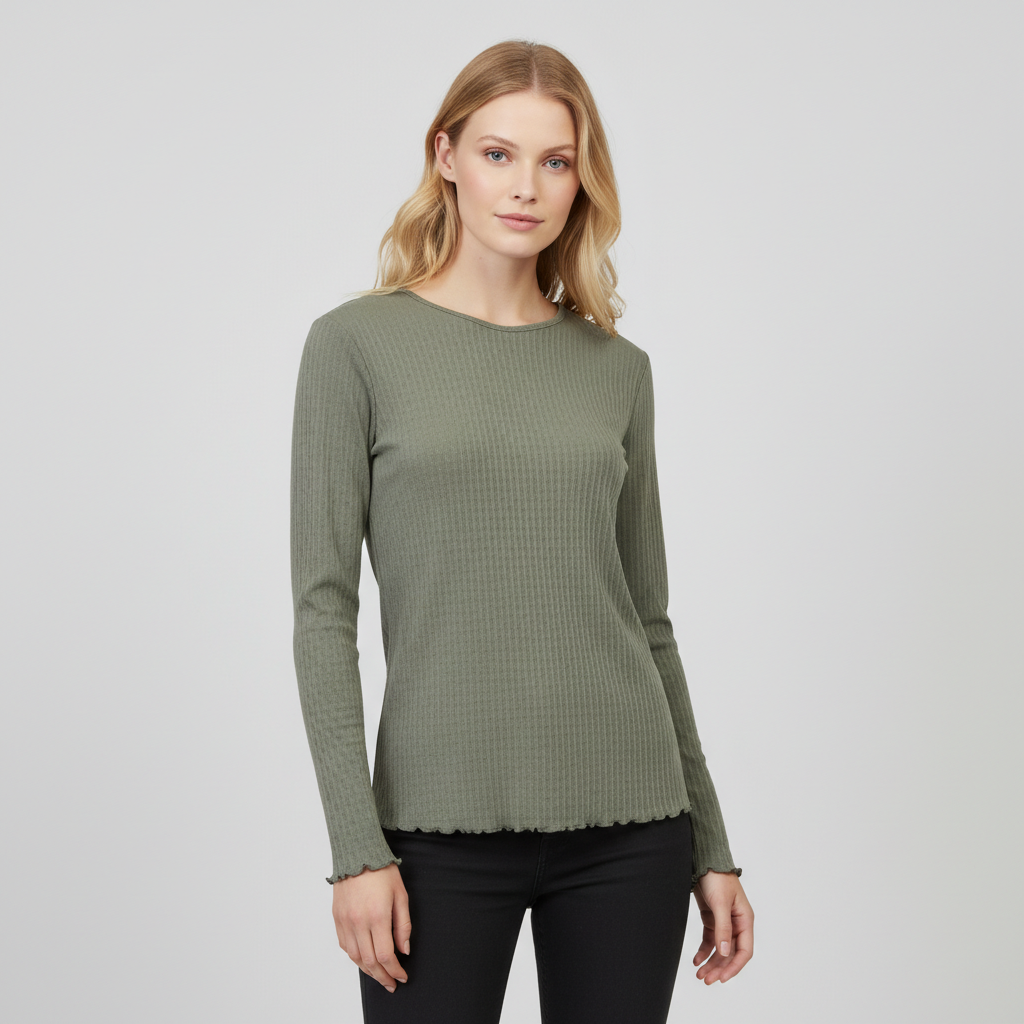 Steenholt Rose Dame Bluse - Vetiver - 2XL