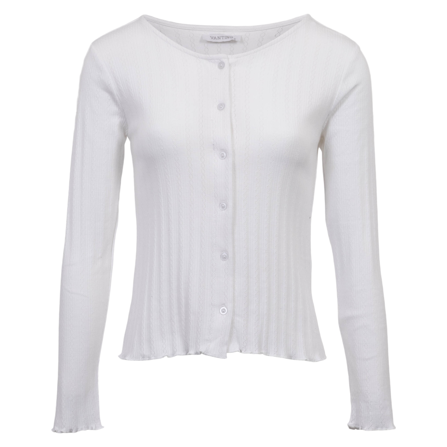 Vanting Dame Cardigan - White - XL