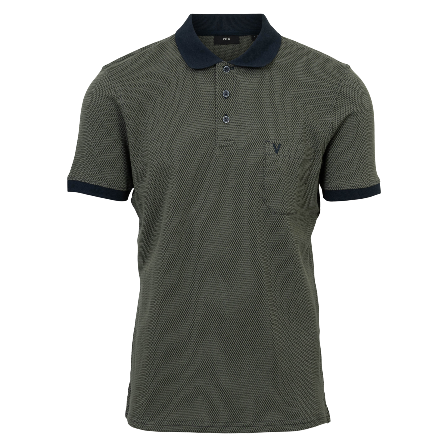 Vito Dorset Herre Polo - Light Army - 2XL