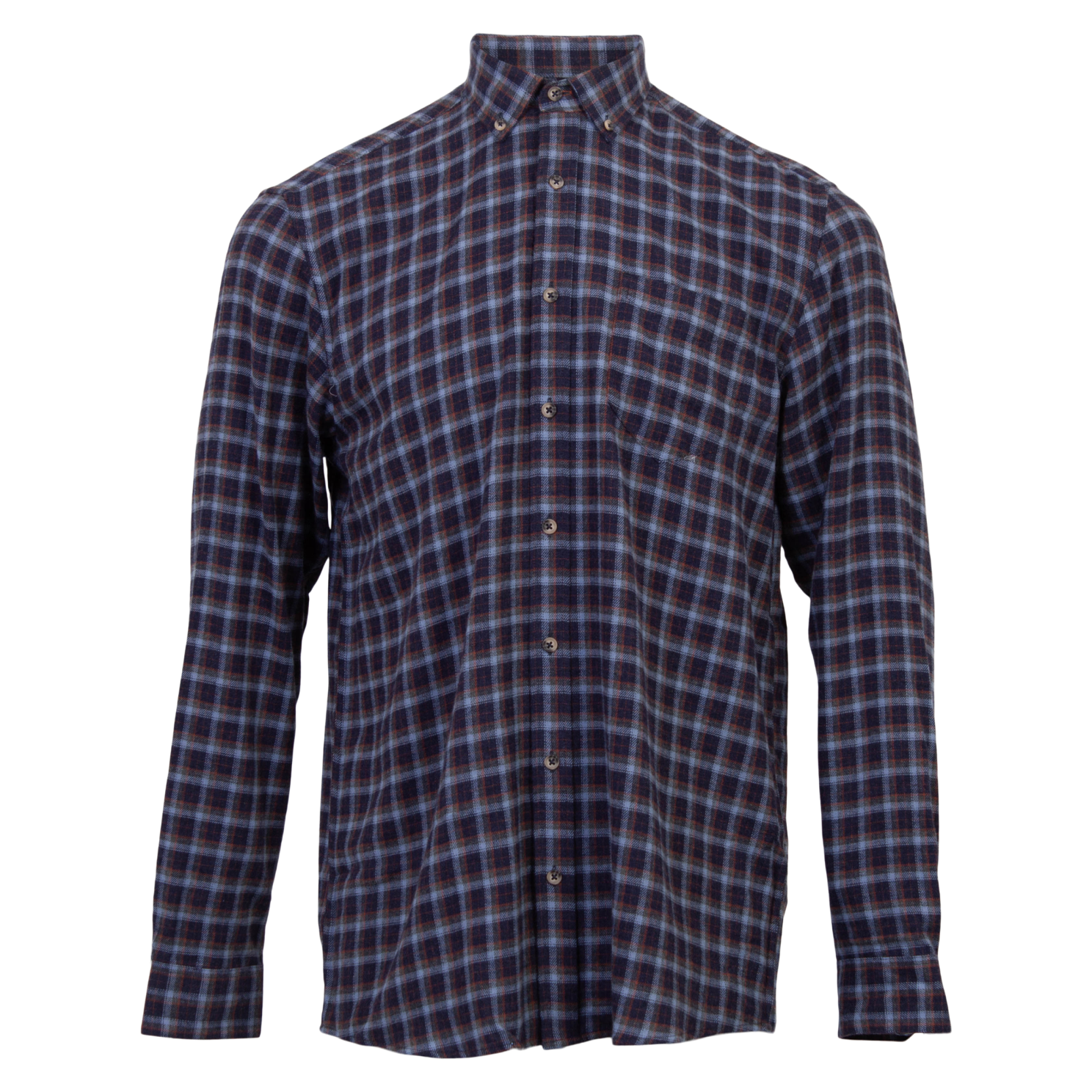 Vito Farmer Herre Skjorte - Burnt Clay mix - 2XL-45/46