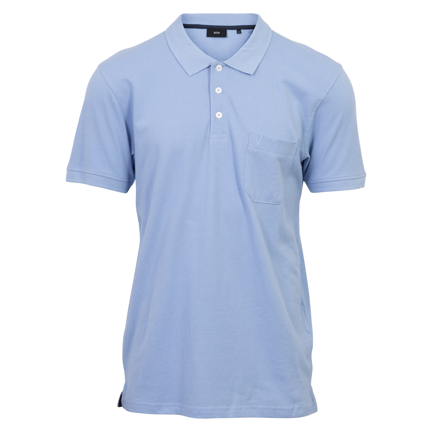 Vito Roger Herre Polo - Blue - 5XL