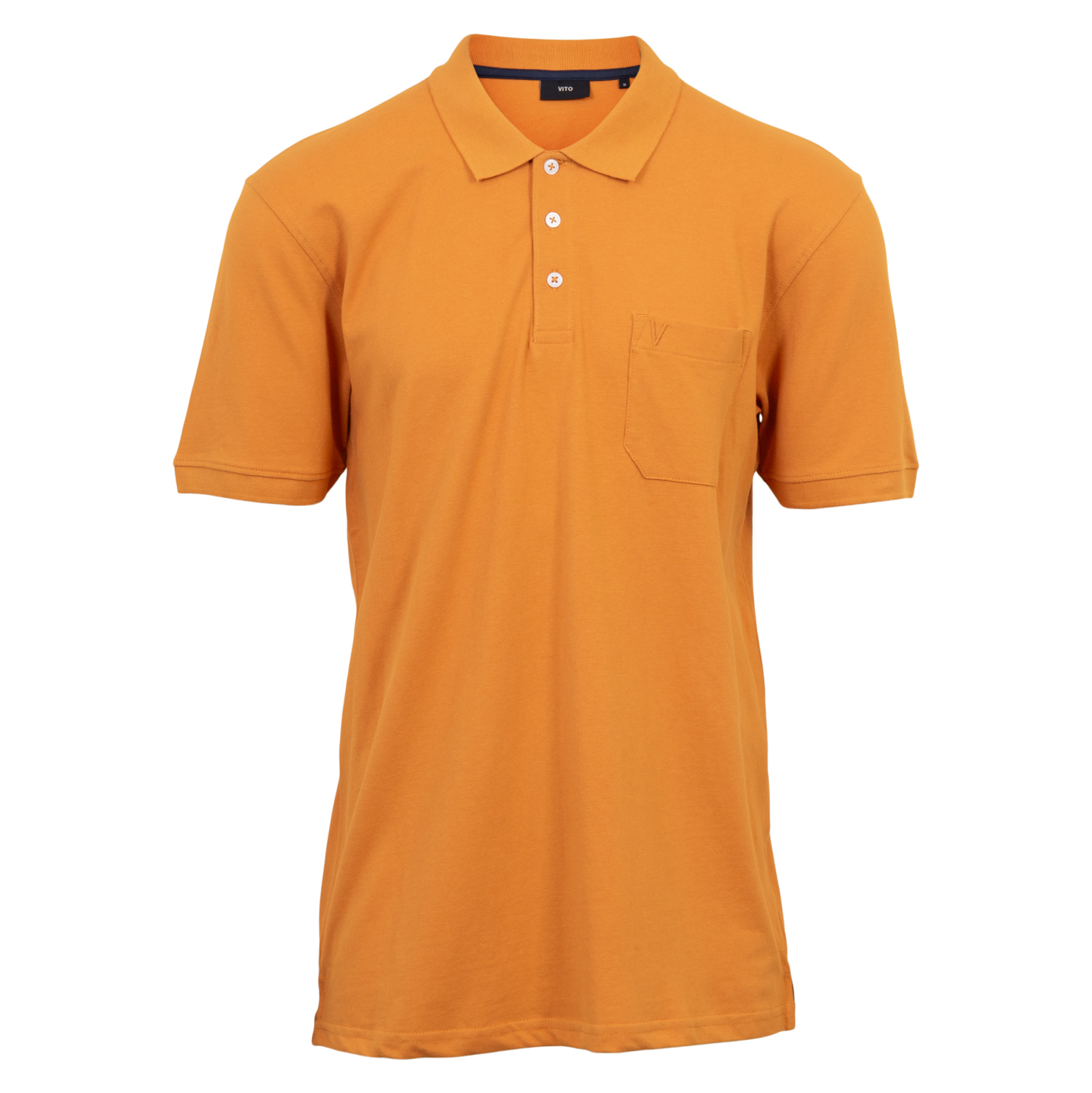 Vito Roger Herre Polo - Deep Yellow - XL